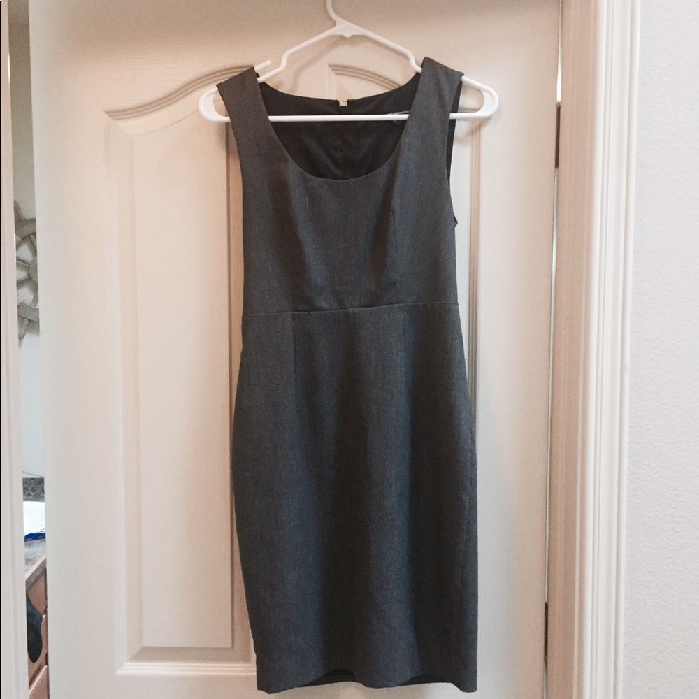 Express gray dress.