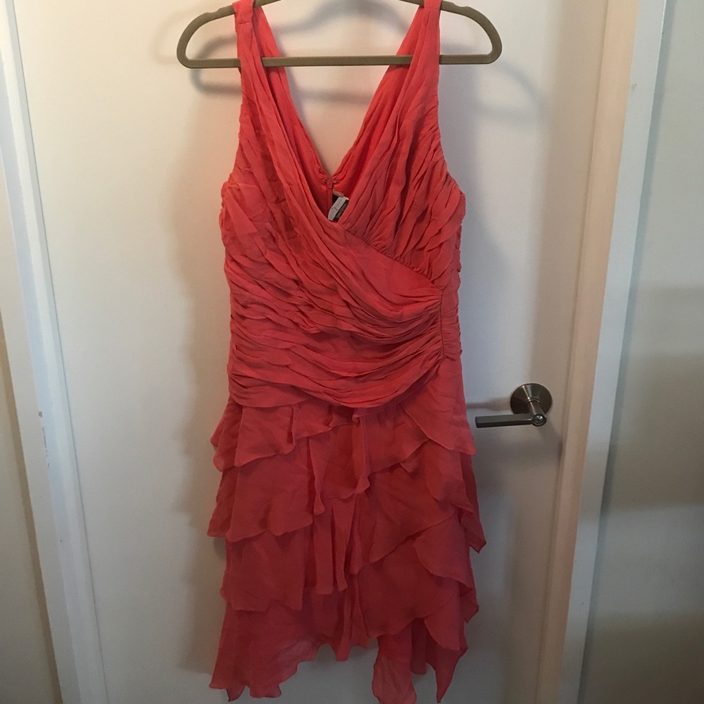 Coral Tadashi Dress