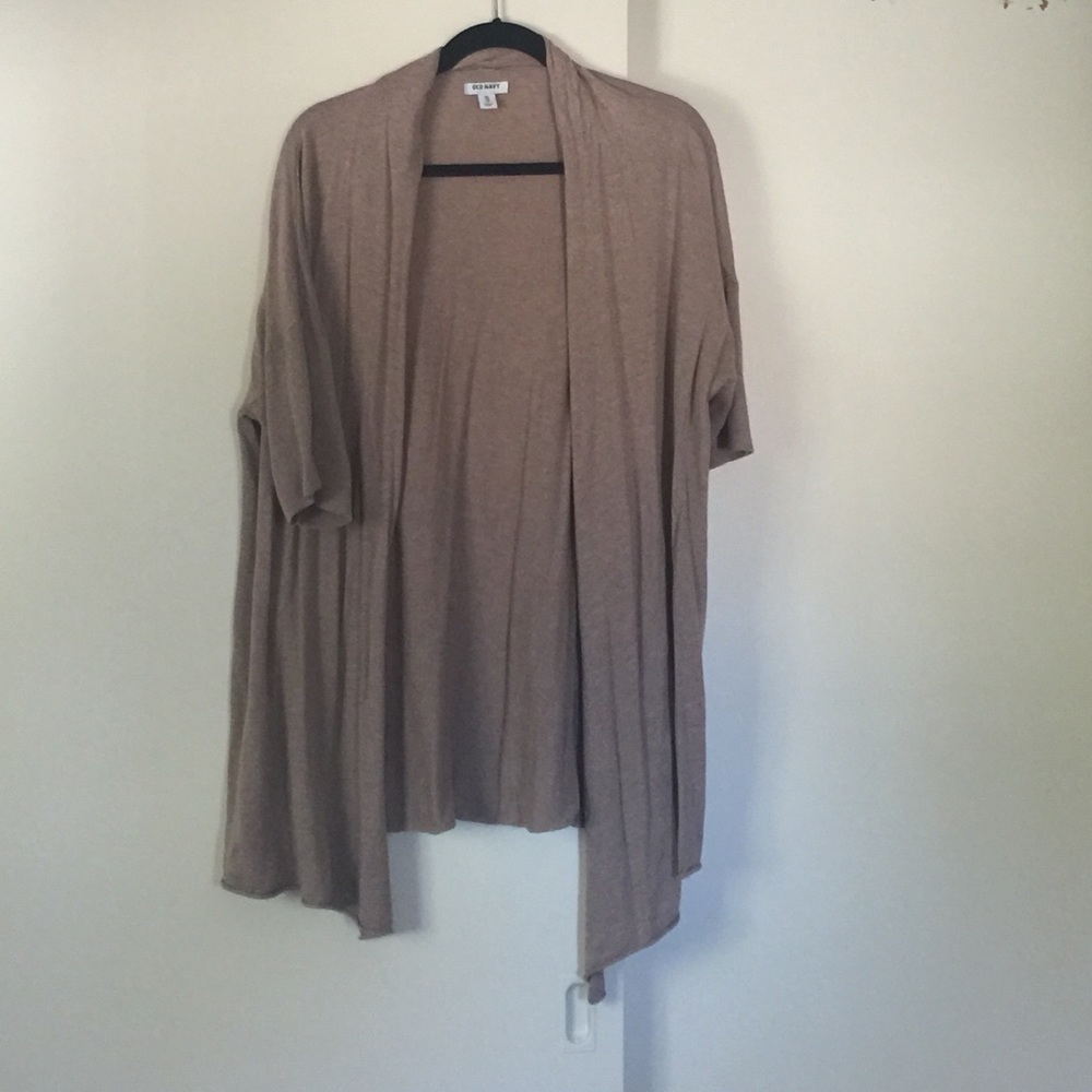 Short sleeved cardigan