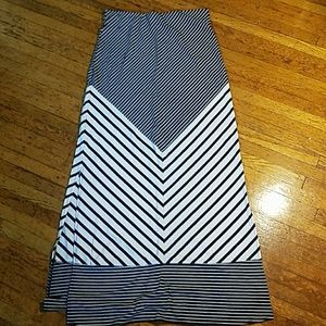 The Limited striped maxi skirt size xs