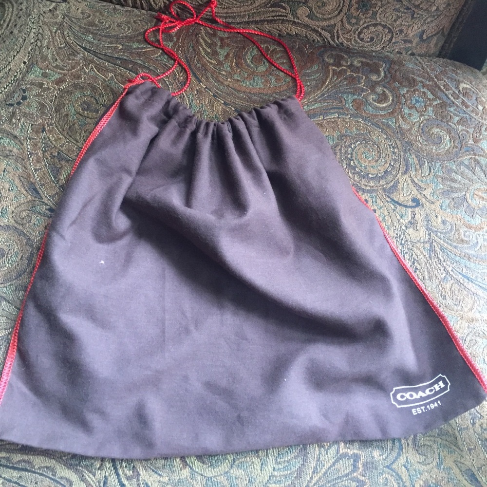 Authentic Coach dust bag