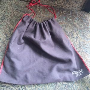 Authentic Coach dust bag