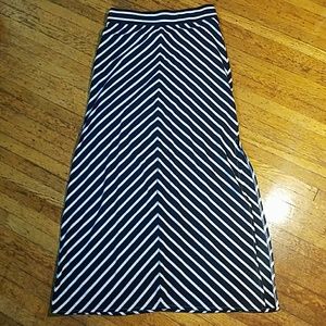 The limited striped maxi skirt size xs