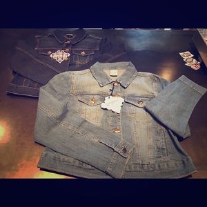 Whole sale denim fashion forward jean jackets!