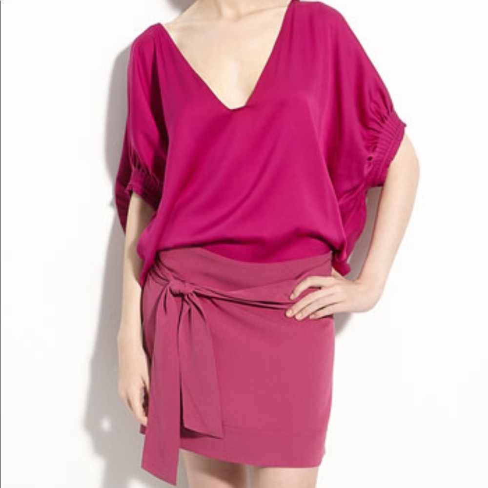 👑DVF Batwing Silk Dress👑