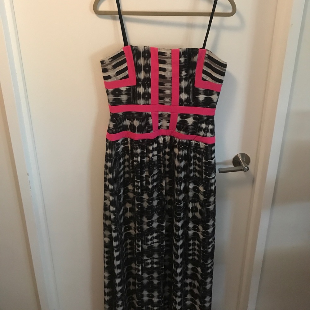 Silk print BCBG dress