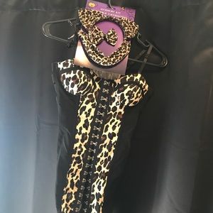 Sexy Cheetah or Cat Costume Size Small