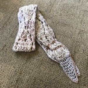 Free People pastel knitted scarf