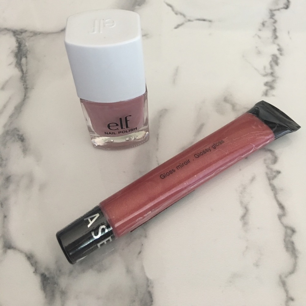 💄Bundle Deal! Sephora Gloss + ELF nail polish