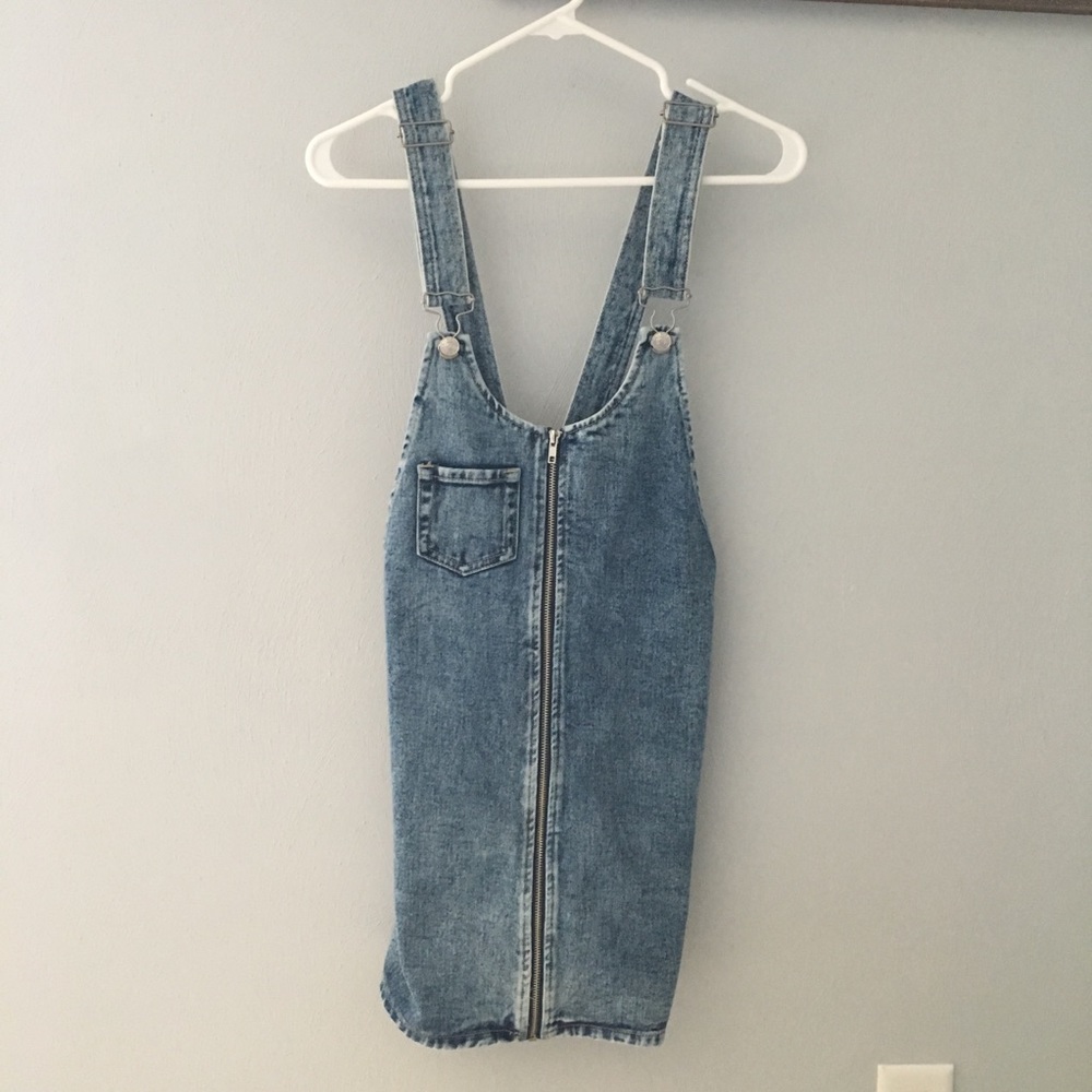 PacSun zip up jean dress