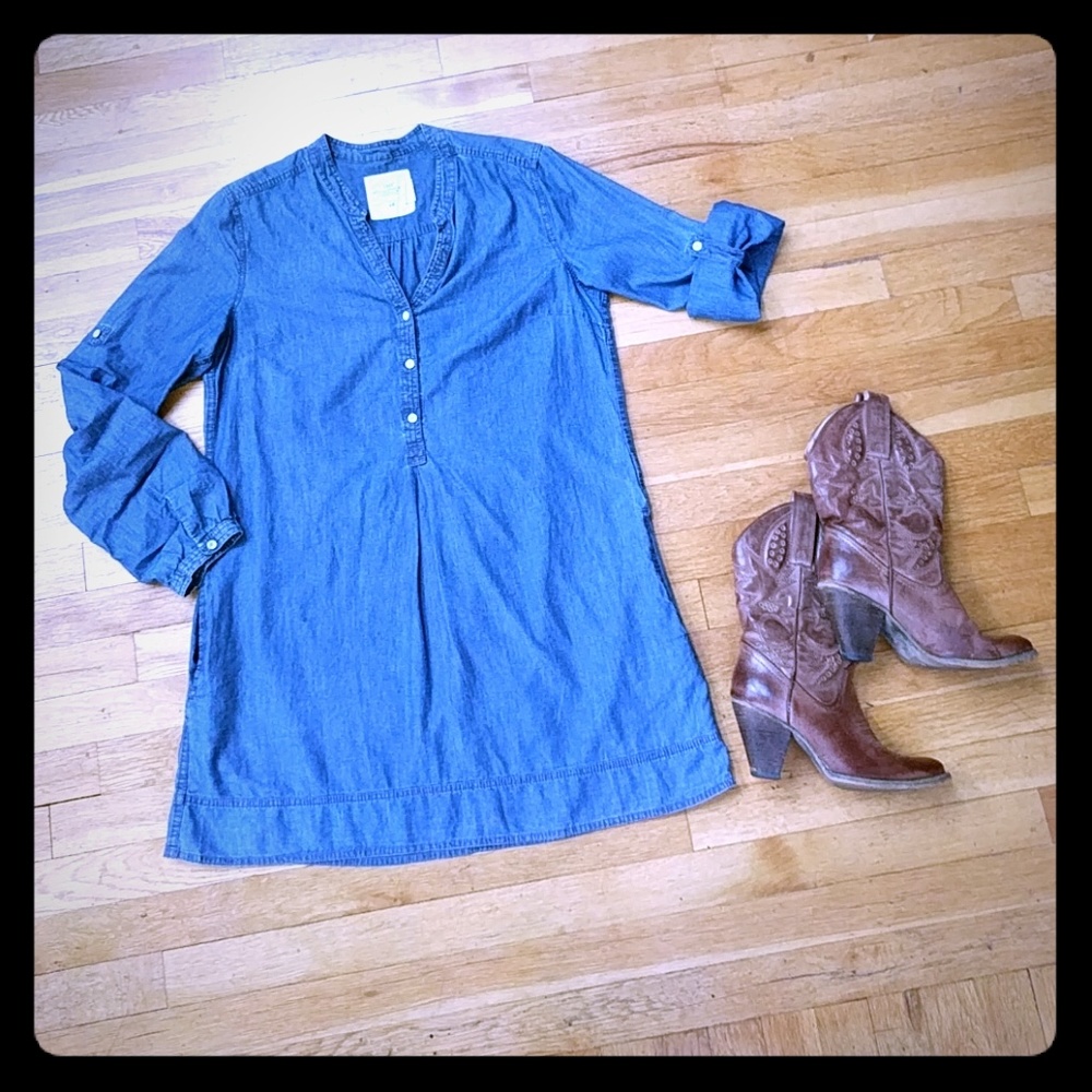 Denim Shirt Dress