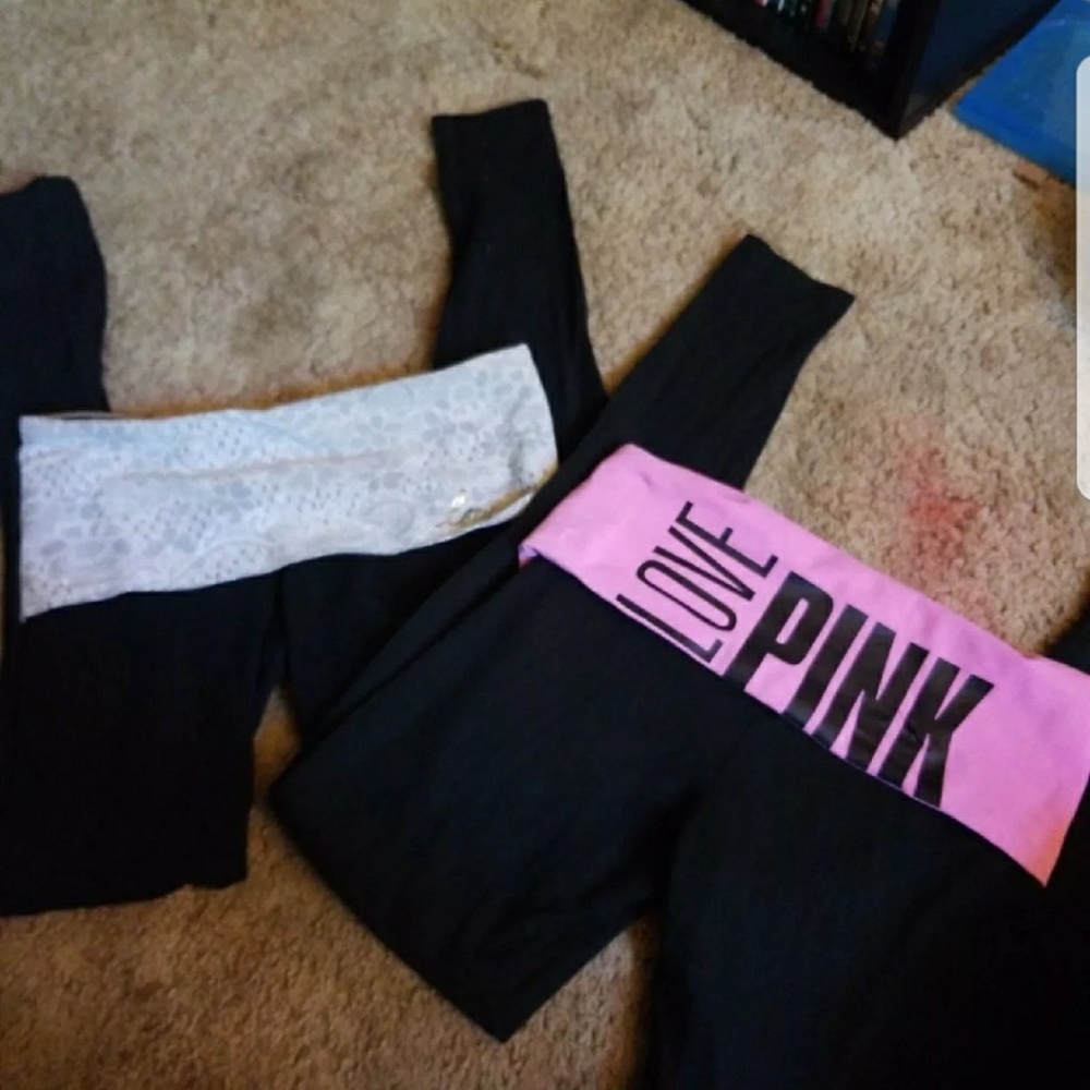 Victoria's Secret pink yoga leggings