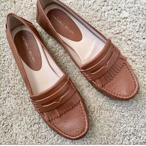Antonio Melani Leather Mocs Sz 9.5