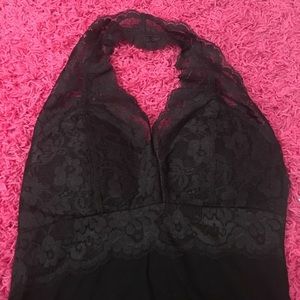 SALE *** Black Halter Top