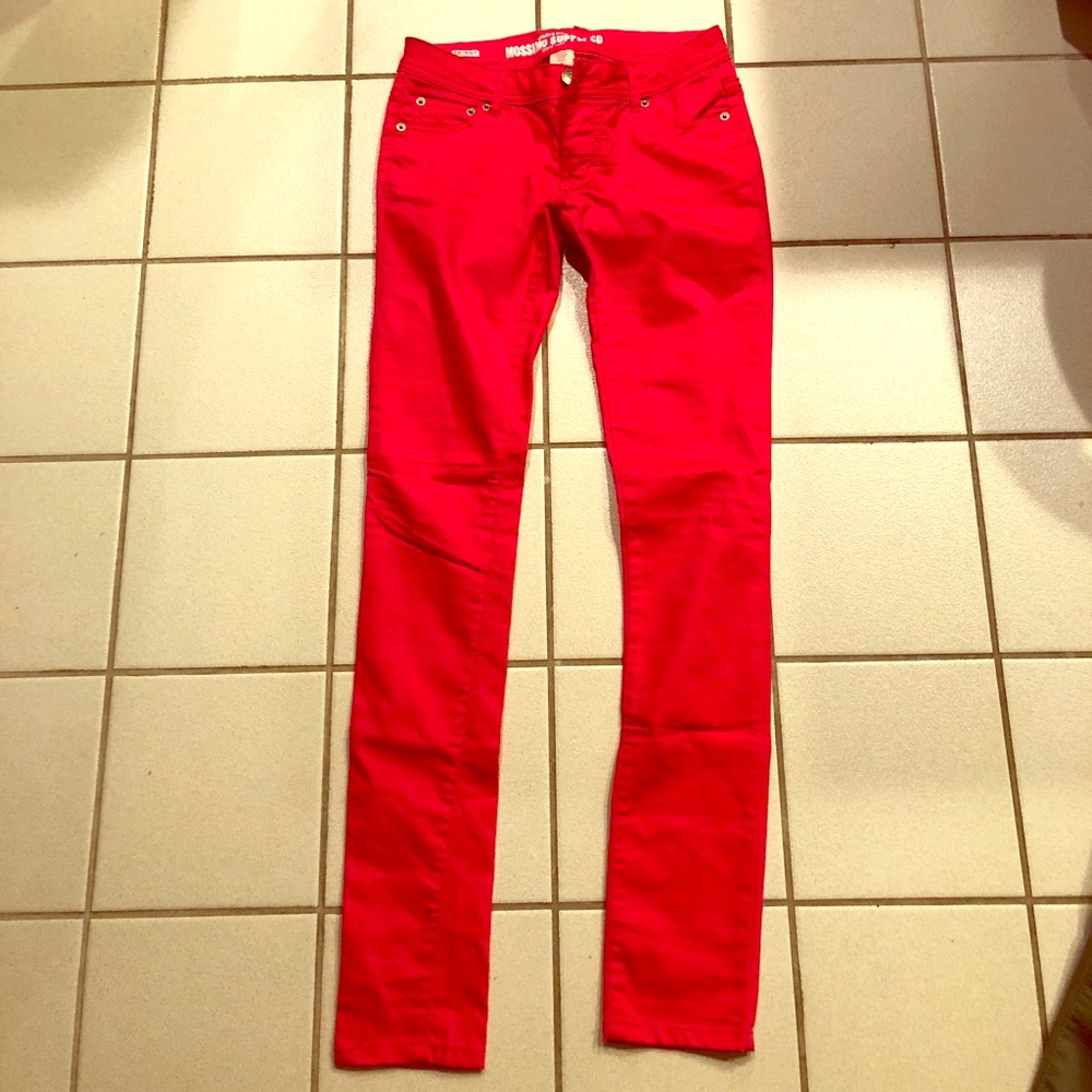 Women’s Mossimo red skinny pants. Size 5
