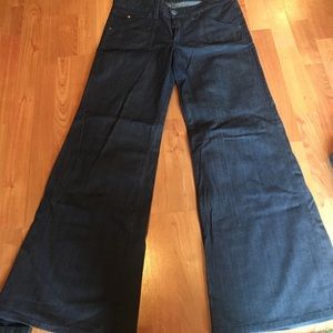 Hudson wide leg jeans