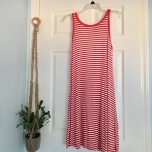 Old Navy Dresses - Red and White Stripe Sleeveless Swing Dress Old Navy Dresses - Red and White Stripe Sleeveless Swing Dress