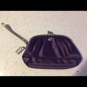 Like New Purple Coach Clutch