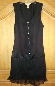 Little Black Dress Flapper Dress by Saja size 4