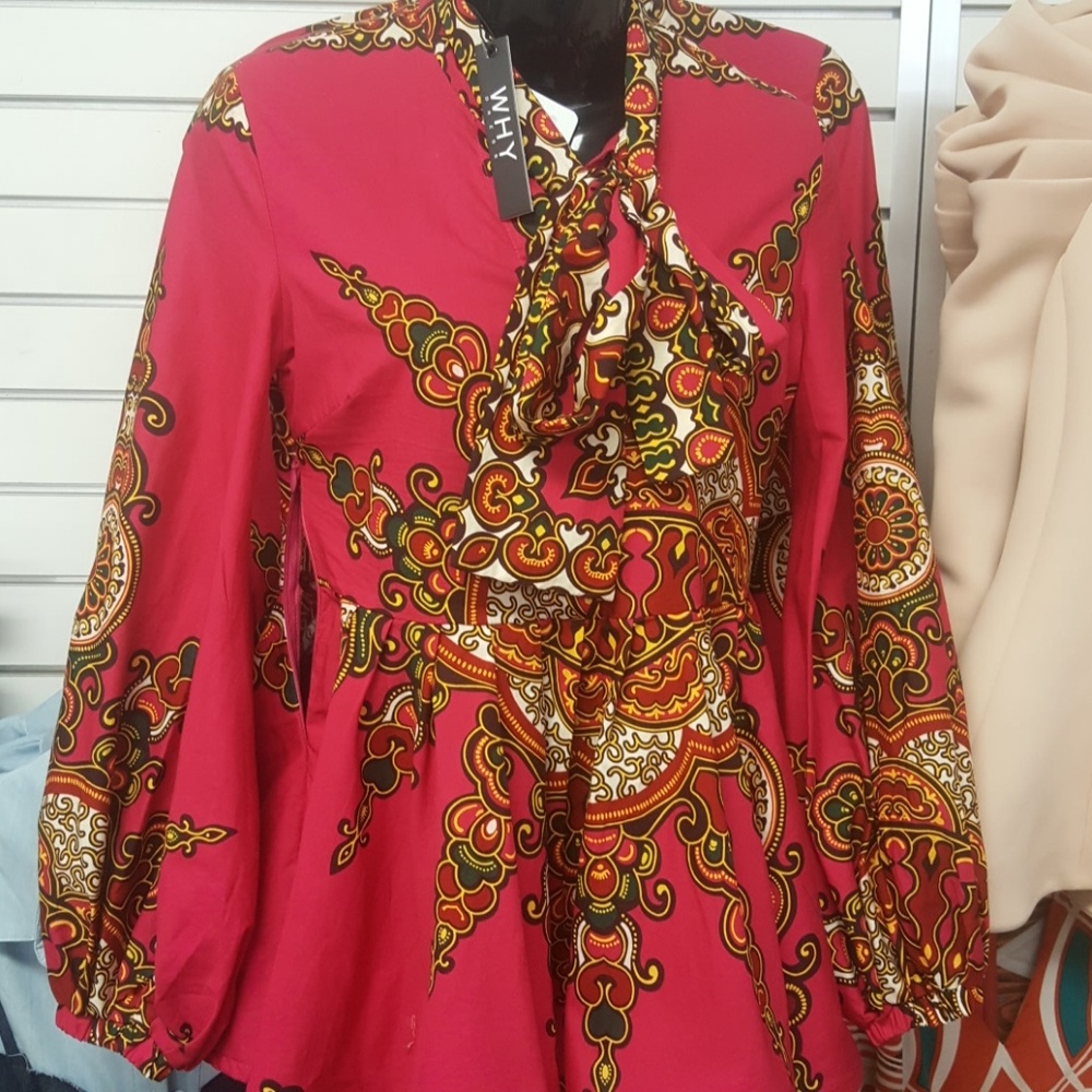 Printed Bell Top