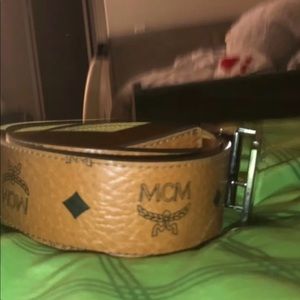 Tan mcm belt