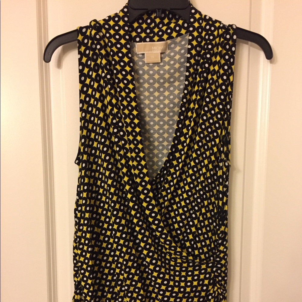 Michael Kors crossbody sleeveless blouse