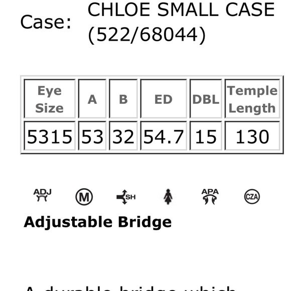 Brand new Chloe glasses - Picture 5 of 5