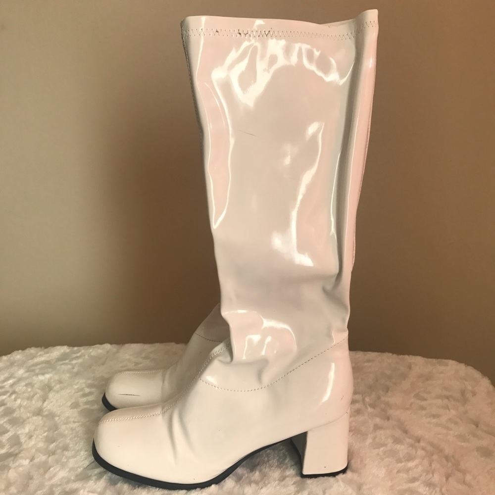 Spirit Halloween White GoGo Boot