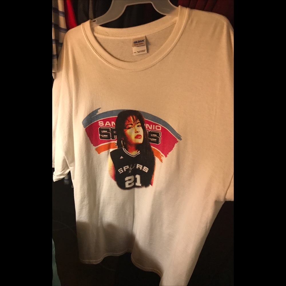 SELENA SPURS T-SHIRT SIZE:2X
