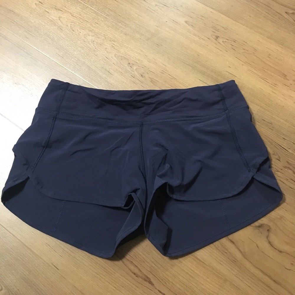 never worn size 6 navy Lululemon shorts
