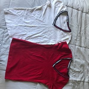 Red Tommy Hilfiger v neck ❤️