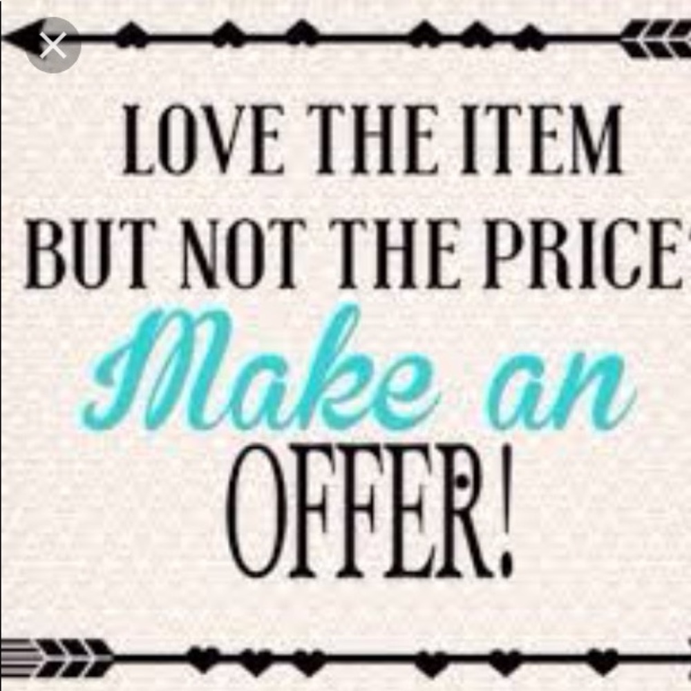 I expect reasonable offers 😎
