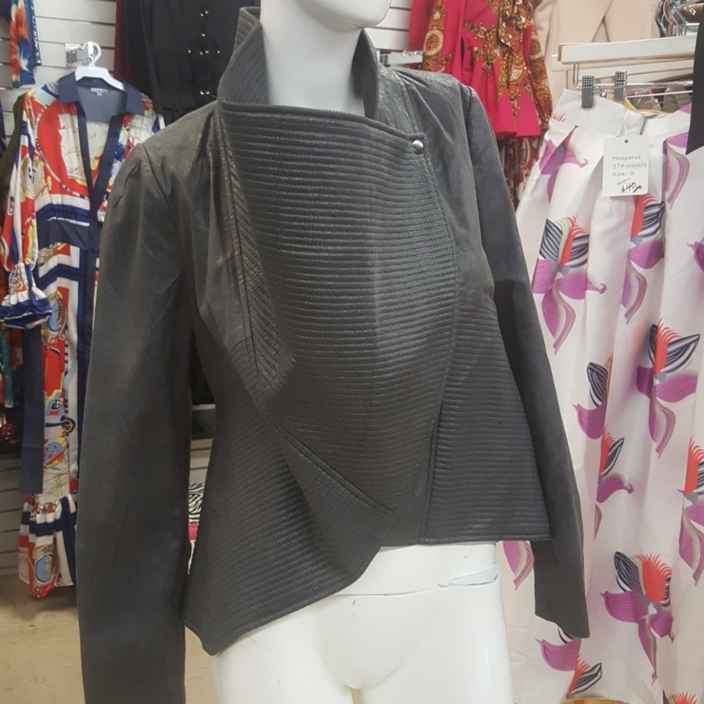 Grey Neoprene  Jacket