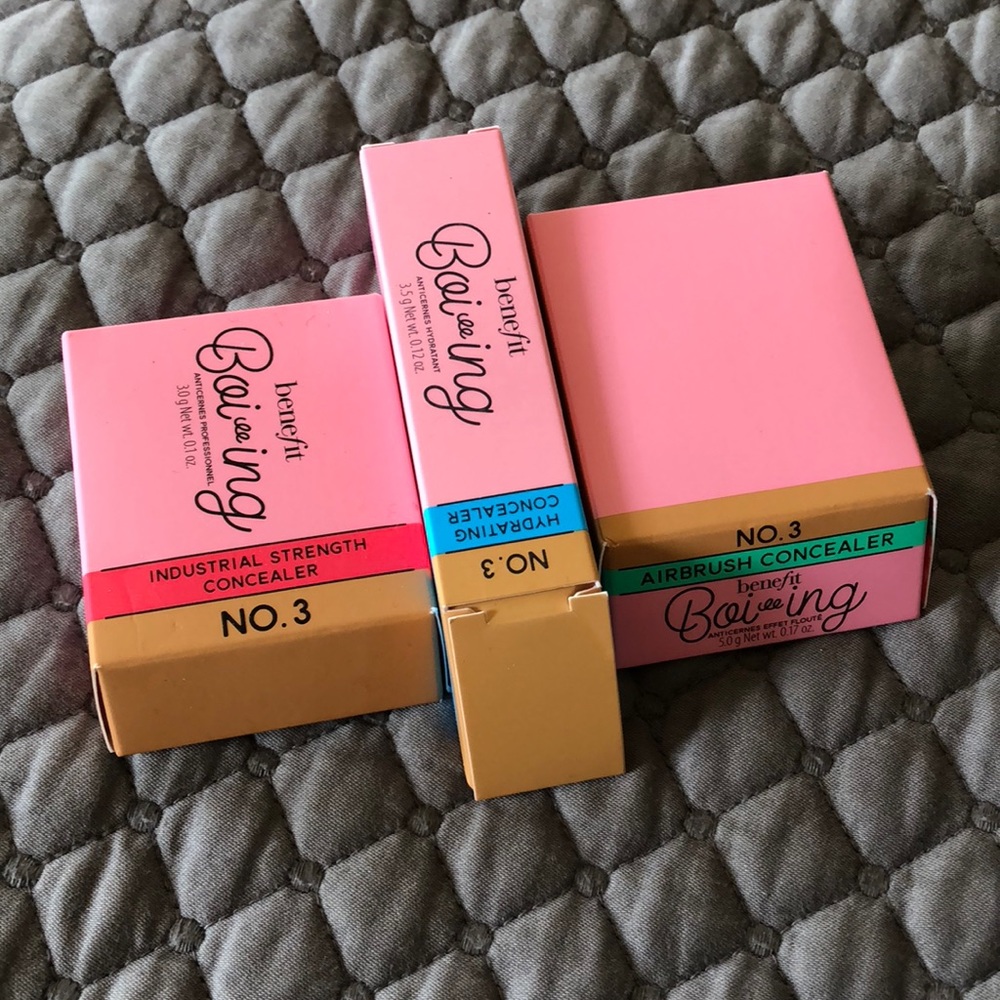 NWT Benefit BOING Concealer Trio SHADE 3
