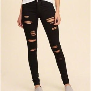 Hollister Shredded Super Skinny Jeans