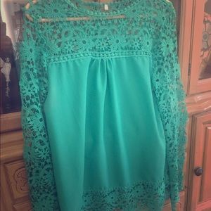 Lace Tunic Blouse