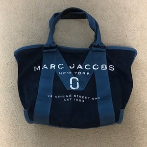 Marc Jacobs Women's Logo Printed Tote - Denim Marc Jacobs Women's Logo Printed Tote - Denim