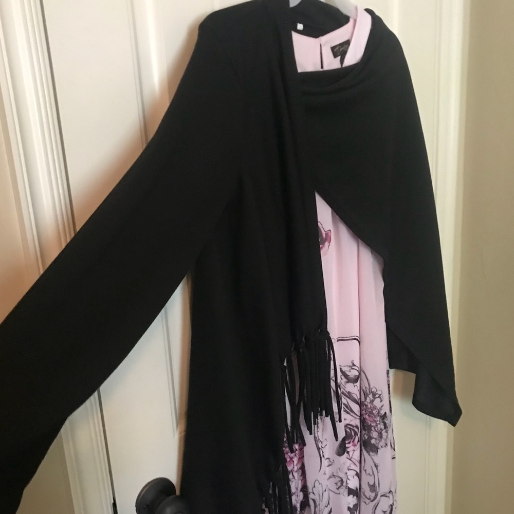 Black cover with fringe💣