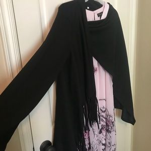 Black cover with fringe💣