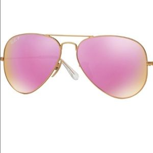 Ray-Ban  original aviator mirrored sunglasses