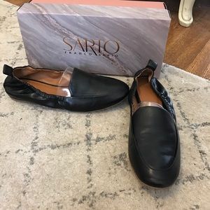 SARTO by Franco sarto black leather flats