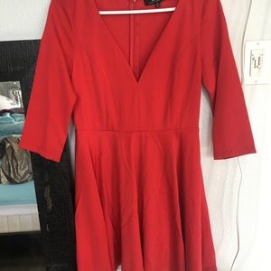 Lulus Drop Neck Mini Dress