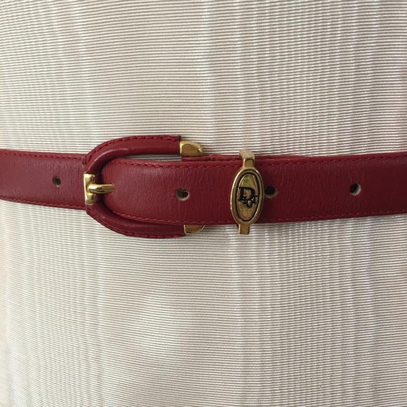 dior red belt