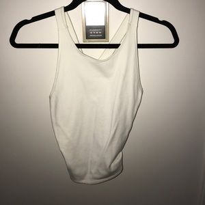 White Criss Cross Tank White Criss Cross Tank