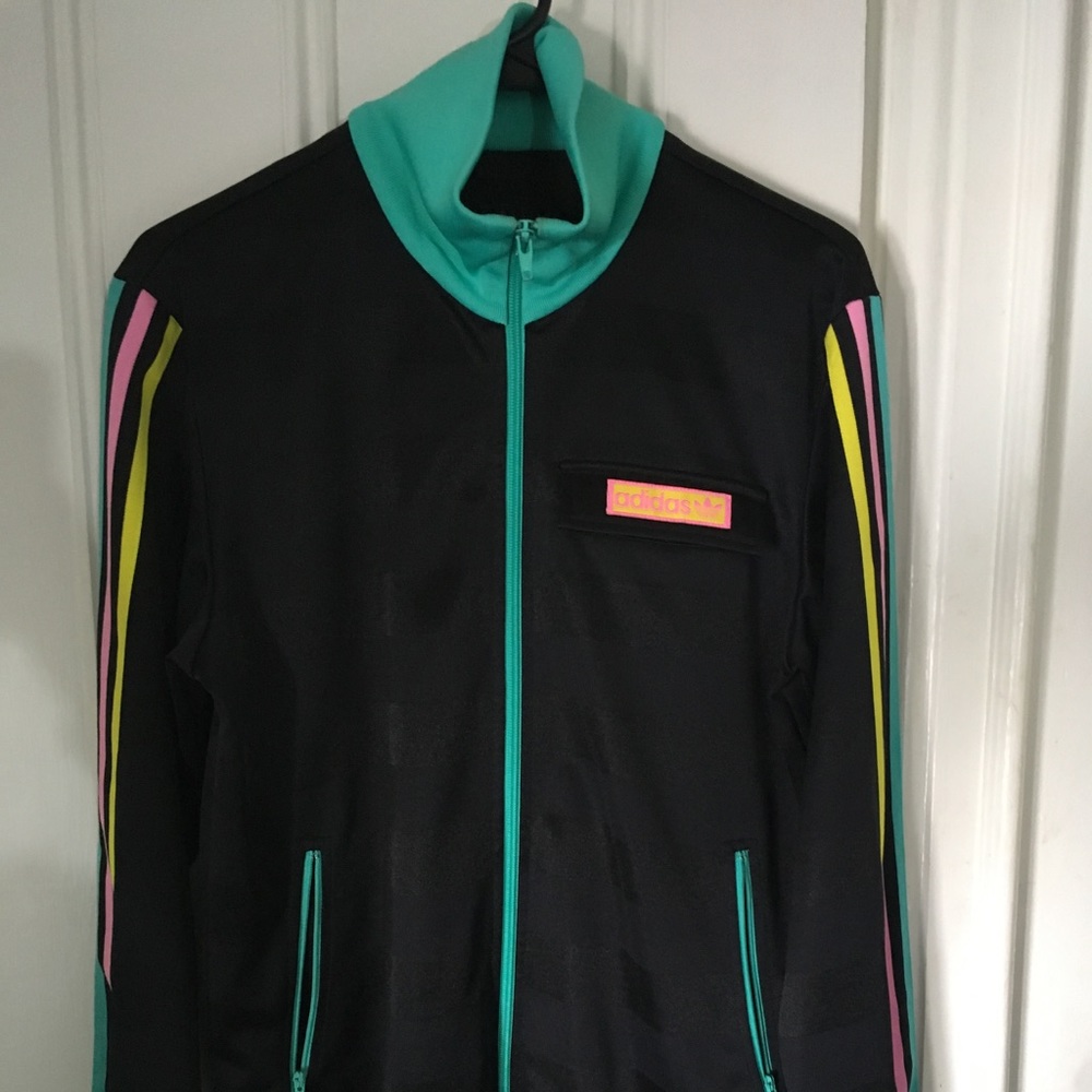 Vintage Adidas Track Jacket Rasta
