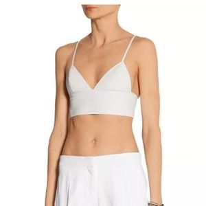 T by Alexander Wang Leather Bralette