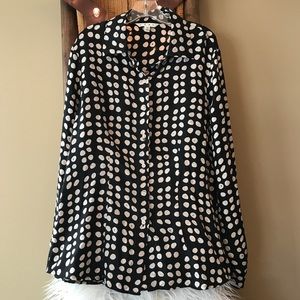 💯% SILK ❤️ CAbi BUTTON DOWN