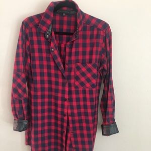 Sanctuary plaid tunic