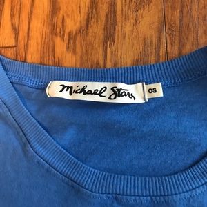 Michael Stars Tops - Michael Stars Blue Crop Top Michael Stars Tops - Michael Stars Blue Crop Top