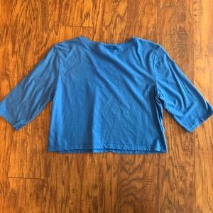 Michael Stars Tops - Michael Stars Blue Crop Top Michael Stars Tops - Michael Stars Blue Crop Top